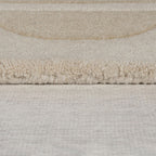 Modern floor rug - Scallo Lois Sand
