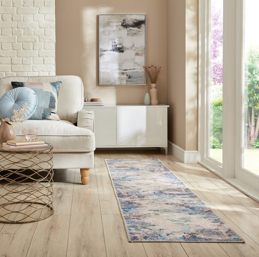 Washable hallway runner - Reido Abstract Multicolor