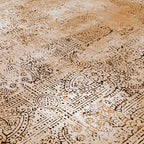 Abstract floor rug - Elitha Orange