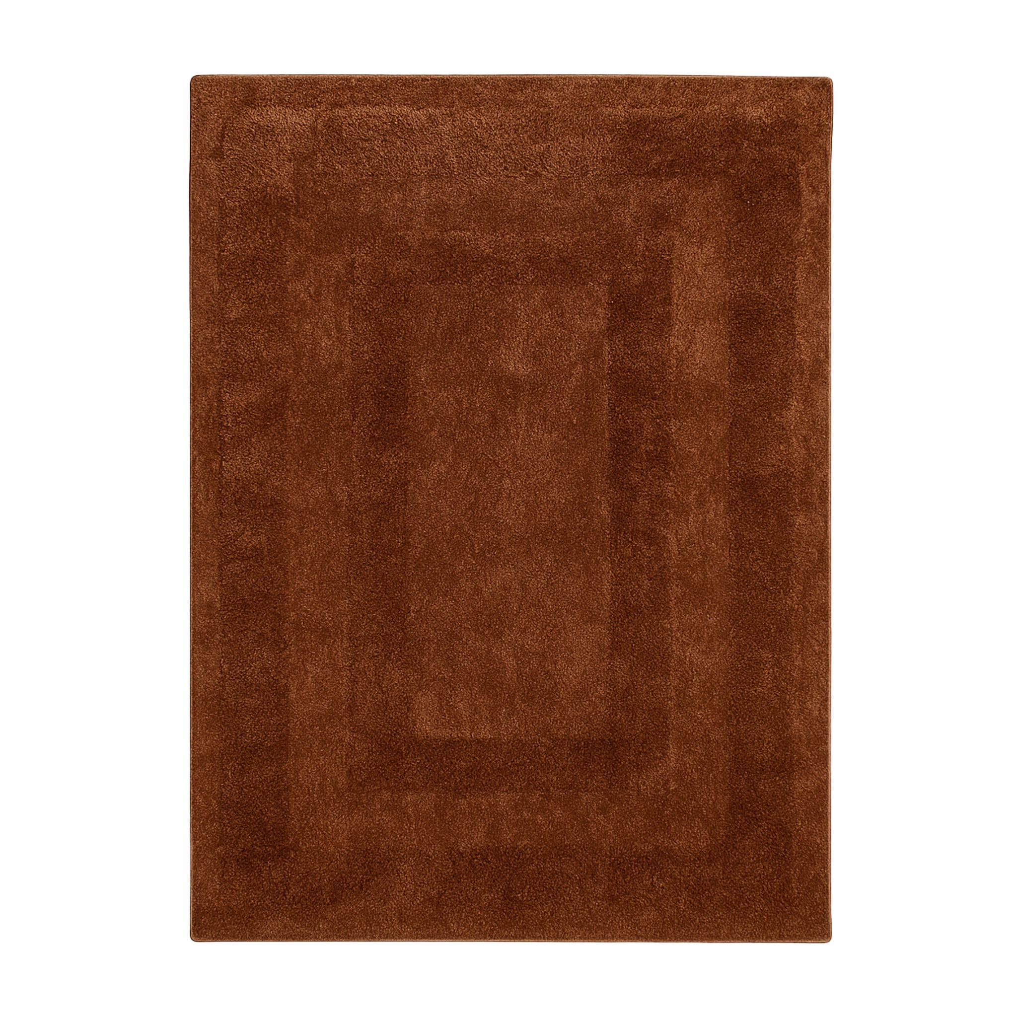 Scandinavian Rug - Lova Border Terracotta