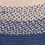 Round Indoor Outdoor Rug - Florence Blue