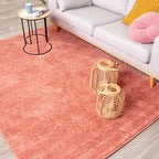 High Pile Rug - Lofty Peach Pink