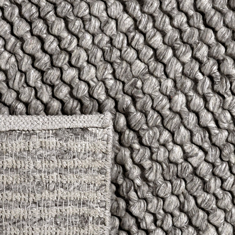 Wool Floor Rug - Rosemaria Grey