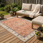 Vintage Outdoor Rug - Santo Flora Terra