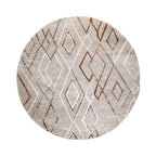 Berber rug round - Blend Diamond Beige
