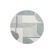 Round modern floor rug - Verwood 6141