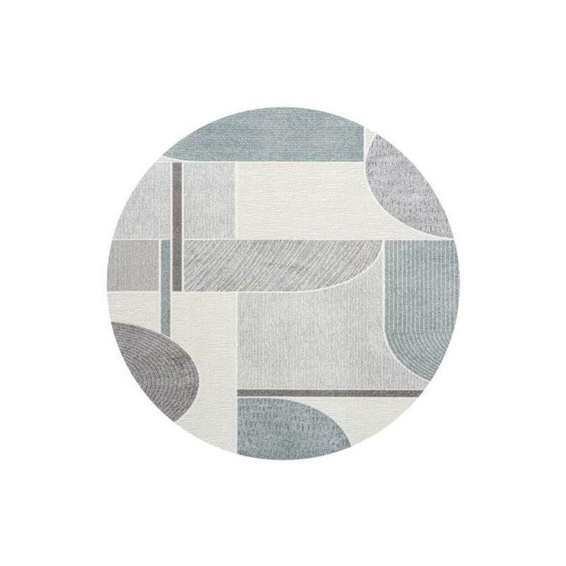 Round modern floor rug - Verwood 6141