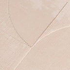 Round Scandinavian Rug - Charm Circles Beige