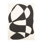 Japandi Rug - Yori Abstract Cream/Black