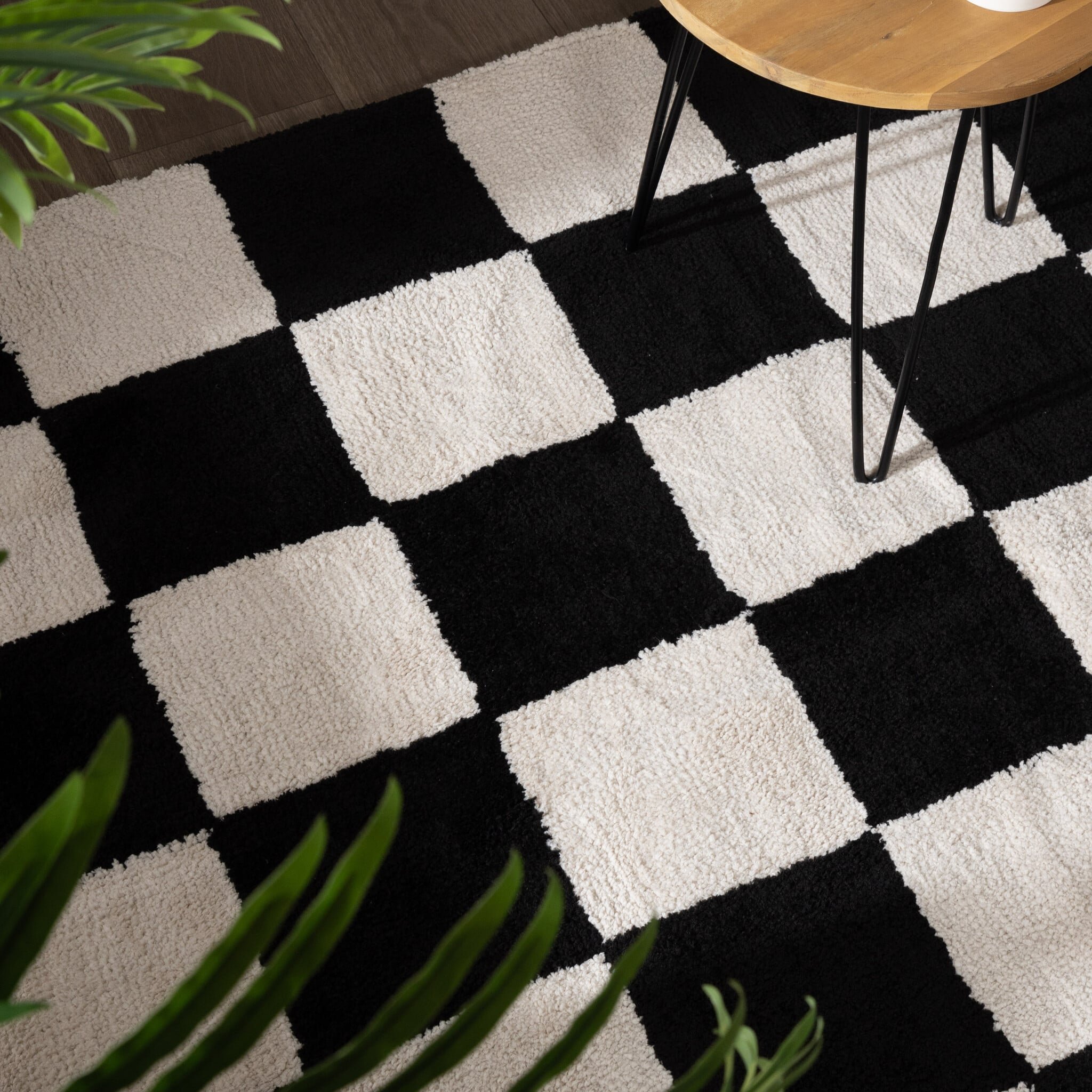 Checkerboard Rug - Blox Black