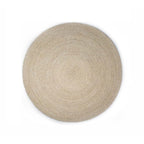 Round wool floor rug - Bellano ST White 815