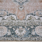 Vintage Floor Rug - Fae Beige/Blue