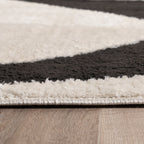 Japandi Rug - Yori Abstract Cream/Black