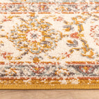 Vintage Rug - Thirza Medallion Ochre Yellow/Multicolour