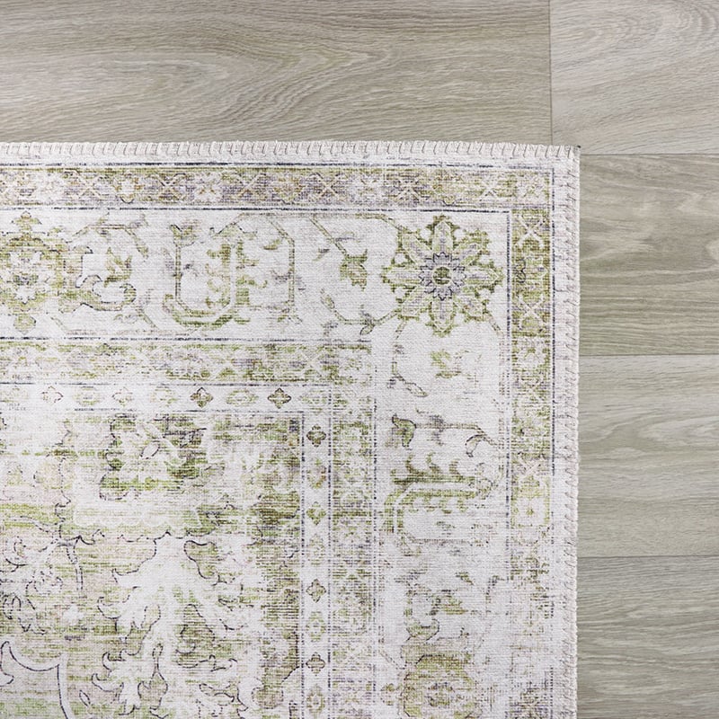 Vintage Rug - Lago Green/Cream