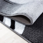 Modern Floor Rug - Jena Black 9210