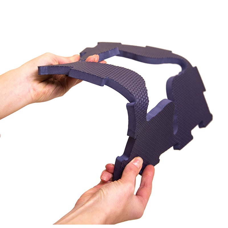 Foam puzzle mat - Sam Sea Dark Blue/White