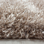 Round High Pile Rug - Blushy Taupe