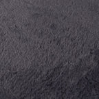 Round Low-Pile Rug - Cozy Anthracite