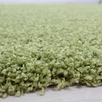 High-pile floor rug - Sade Green