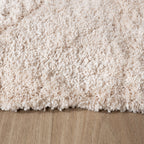 Washable High Pile Rug - Ziggy Cream