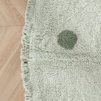 Round Kids' Room Rug – Lou Dots Green