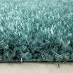 High-pile rug - Blushy Turquoise
