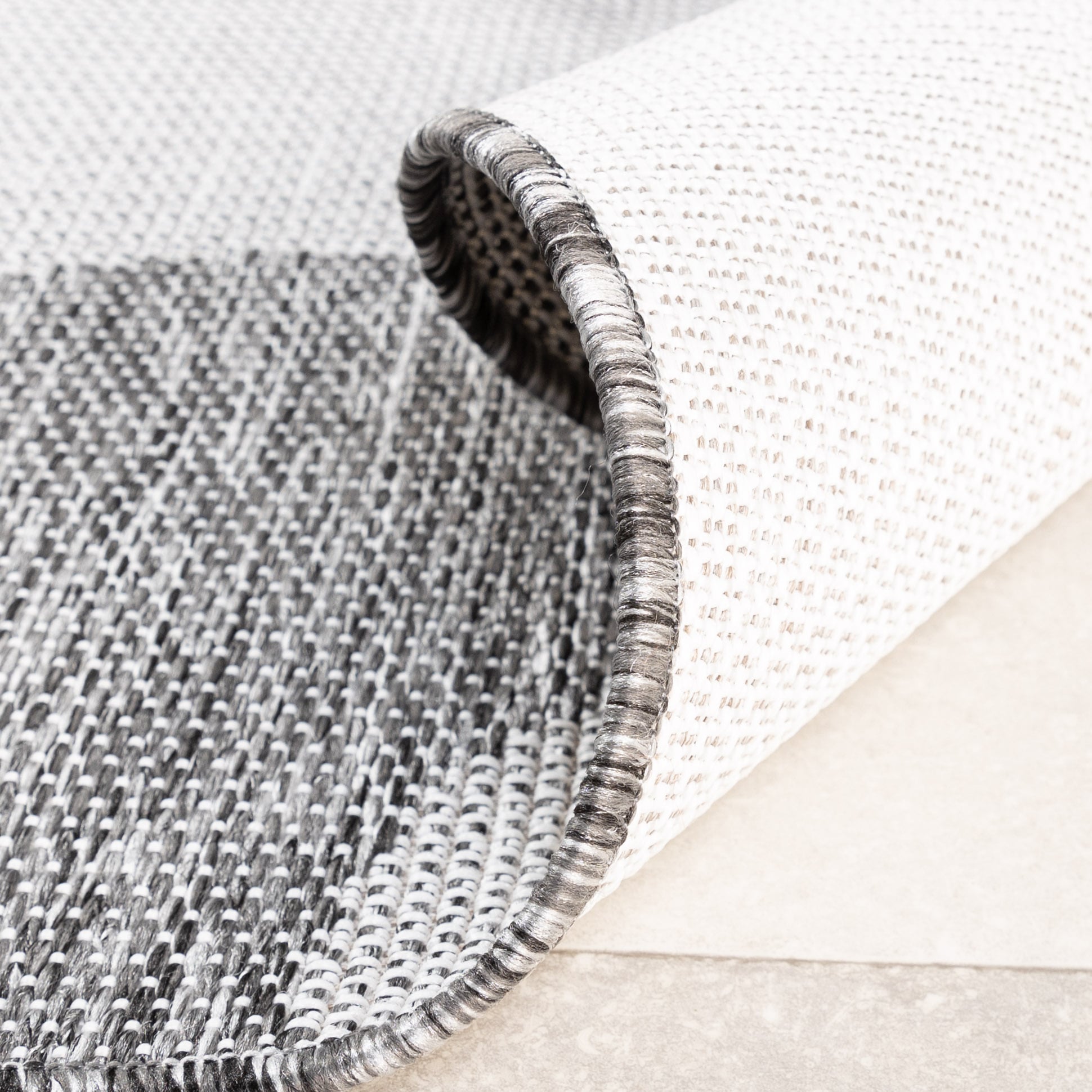 Outdoor Rug - Summer Swirl Grey