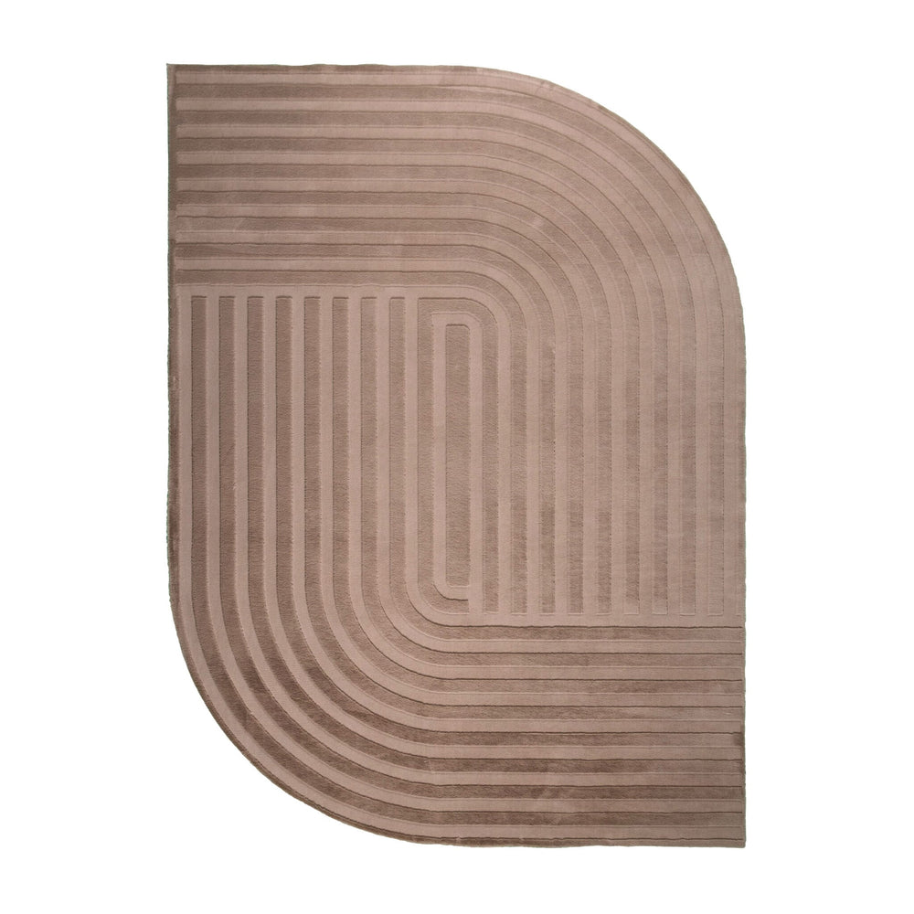 Irregular Rug - Flowy Lines Taupe
