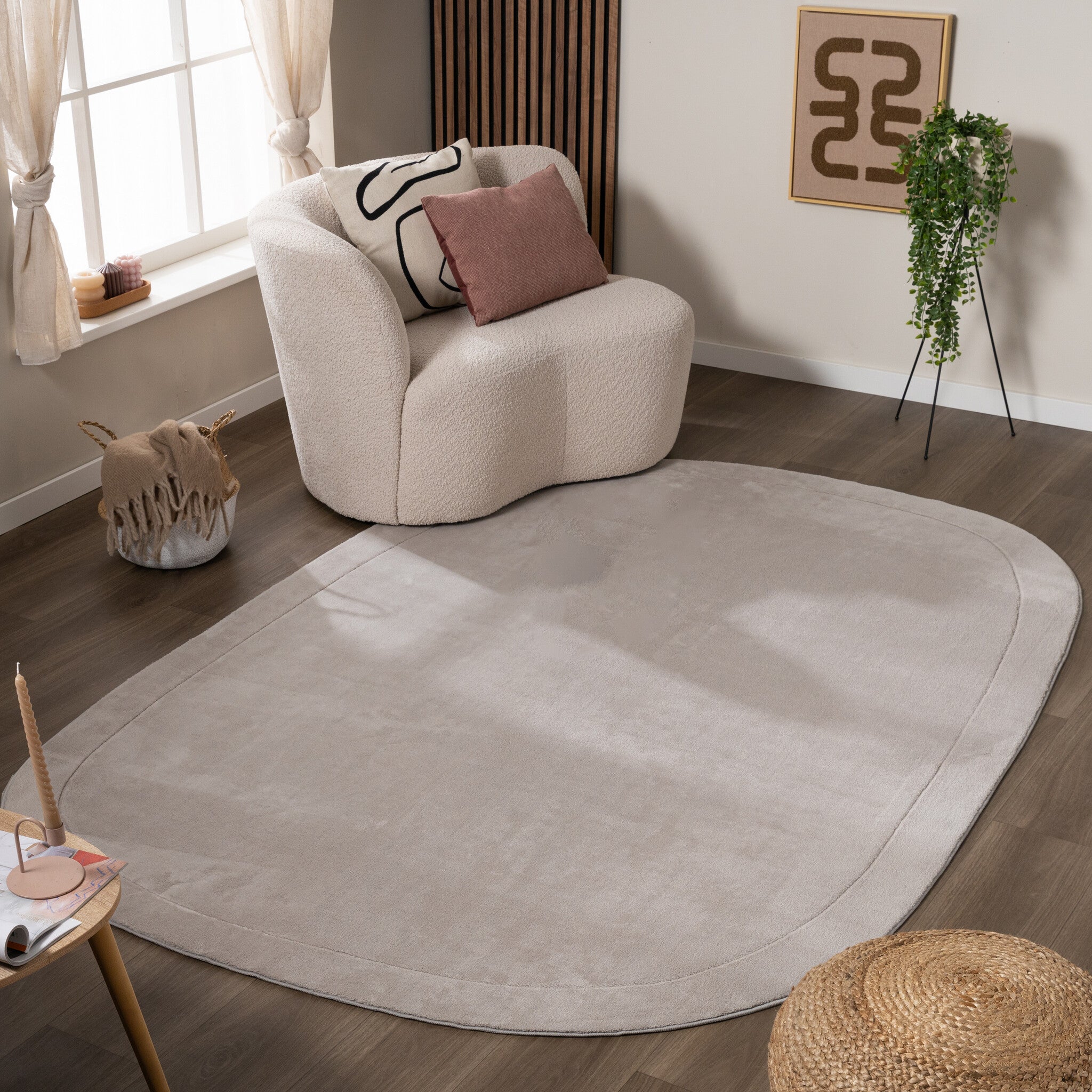 Irregular Rug - Halo Pebble Grey