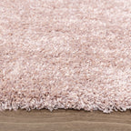 Washable High-Pile Rug - Tidy Light Pink