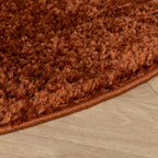 Round High-Pile Rug – Wish Terracotta