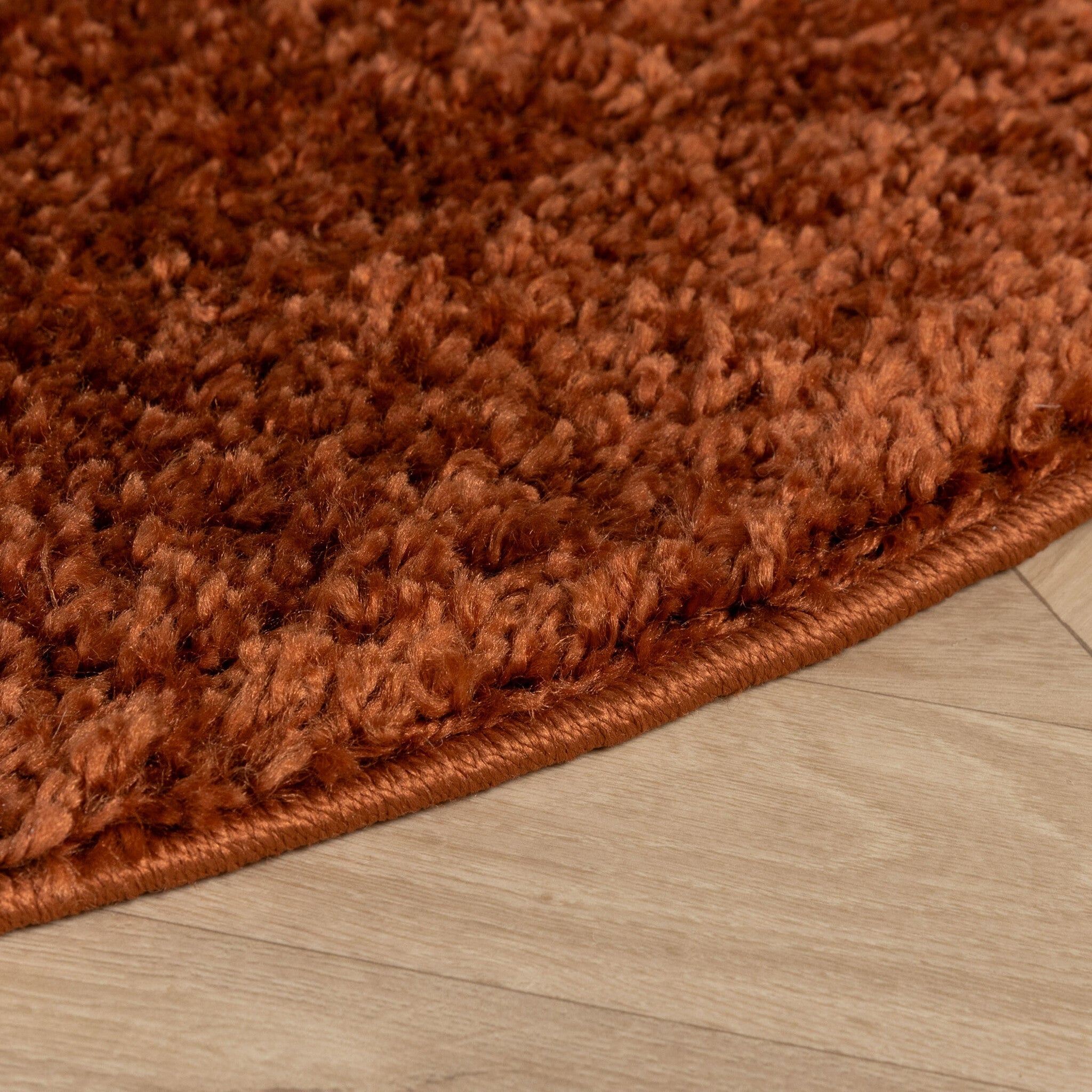 Round High-Pile Rug – Wish Terracotta