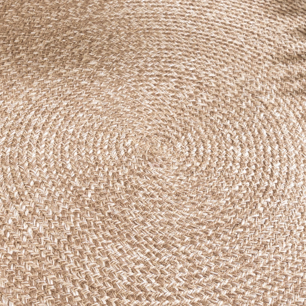 Round Jute Outdoor Rug - Bali Brown