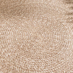 Round Jute Outdoor Rug - Bali Brown