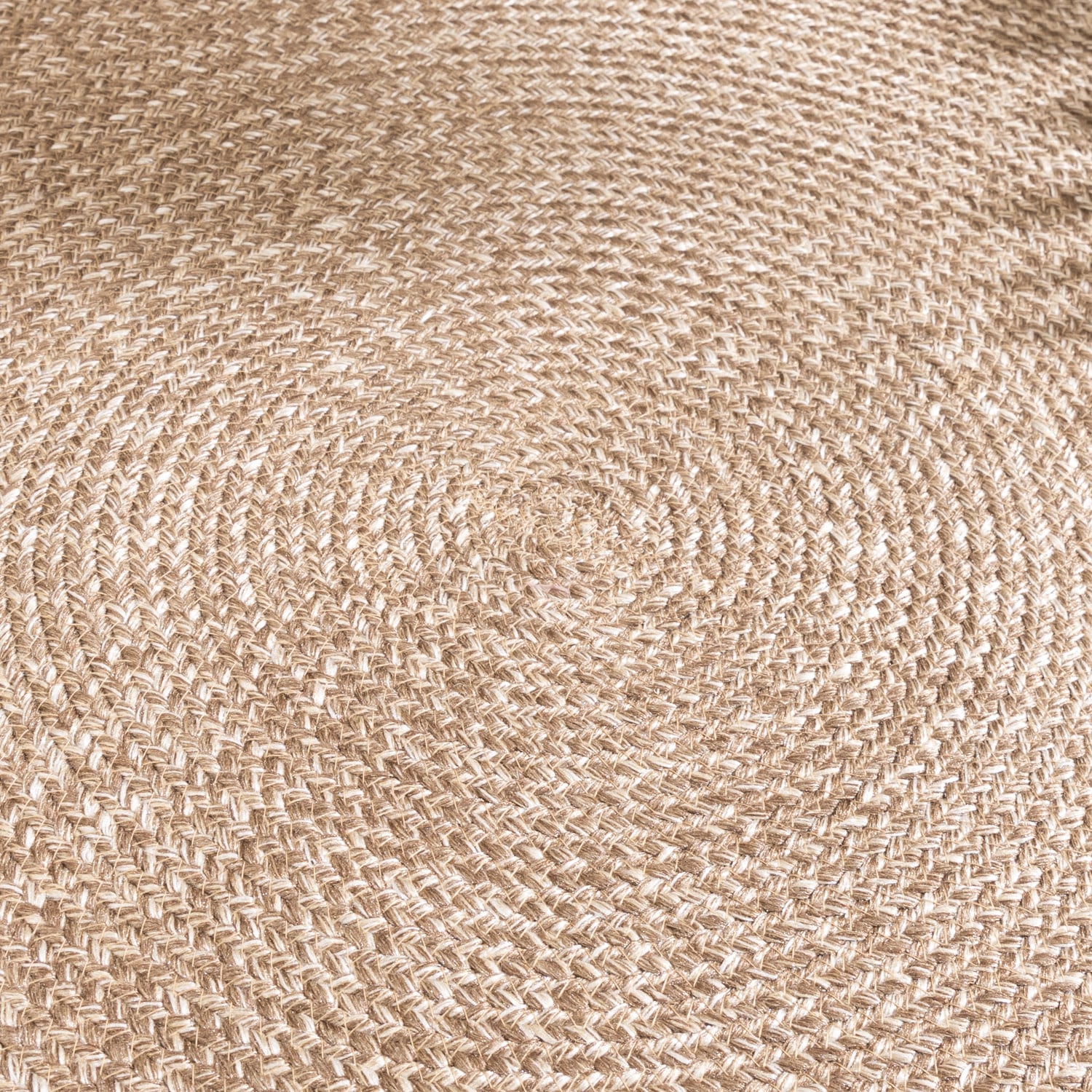 Round Jute Outdoor Rug - Bali Brown