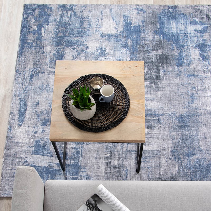 Modern Rug - Strength Blue