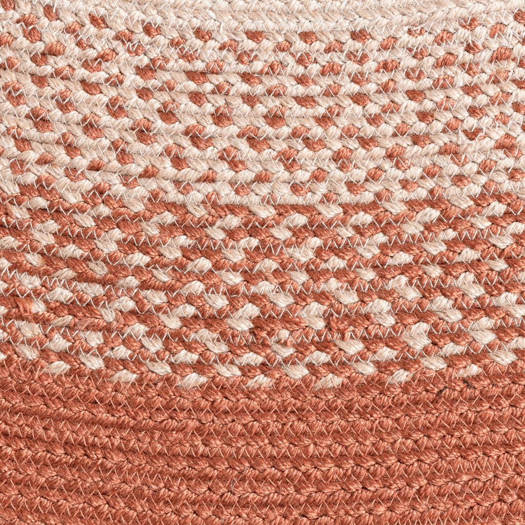 Round Indoor Outdoor Rug - Florence Terracotta