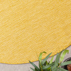 Round Outdoor Rug - Costa Ochre Yellow
