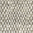 Wool floor rug to measure - New Loop Light Grey 814