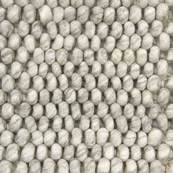 Wool floor rug to measure - New Loop Light Grey 814