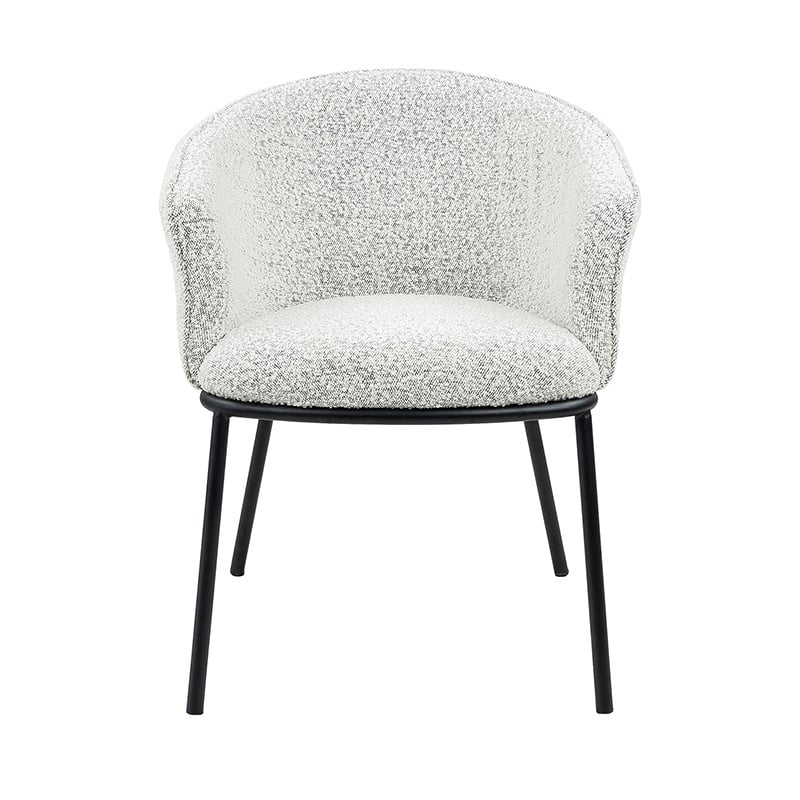 Dining Chair - Duke Black/White Melange