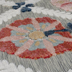 Balcony rug - Plazo Flora Grey