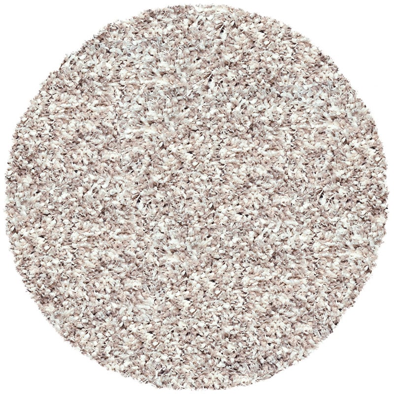 Round High Pile Rug - Twilight Beige/Melange 2211