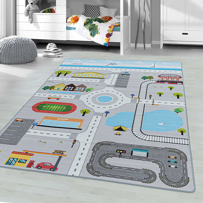 Play Mat - Pleun Autoweg Grey