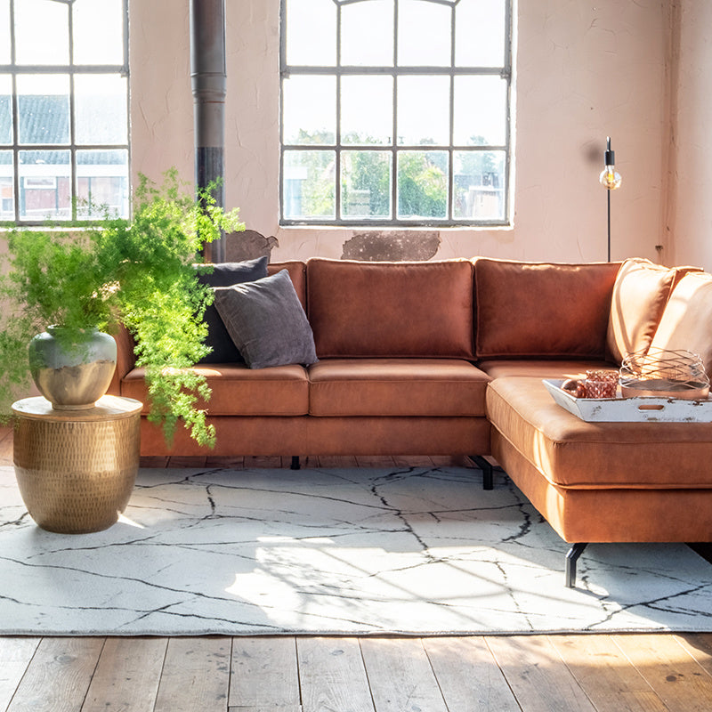 Modern Rug - Flash Lines Cream/Black
