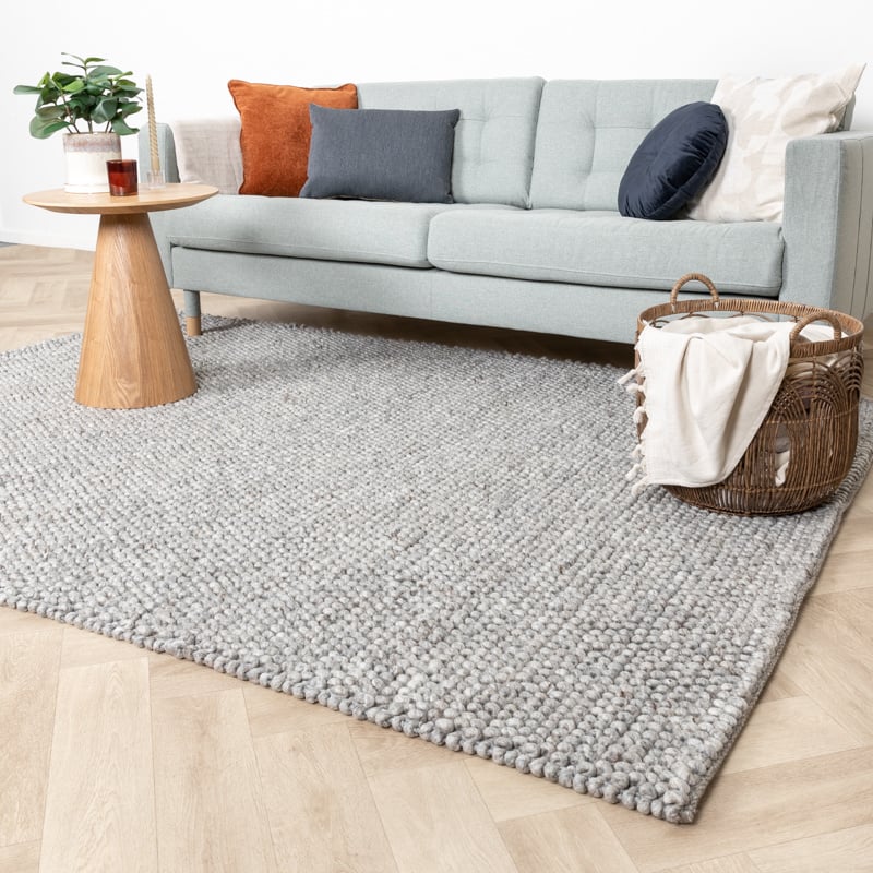 Wool Rug - Luminous Grey/Blended