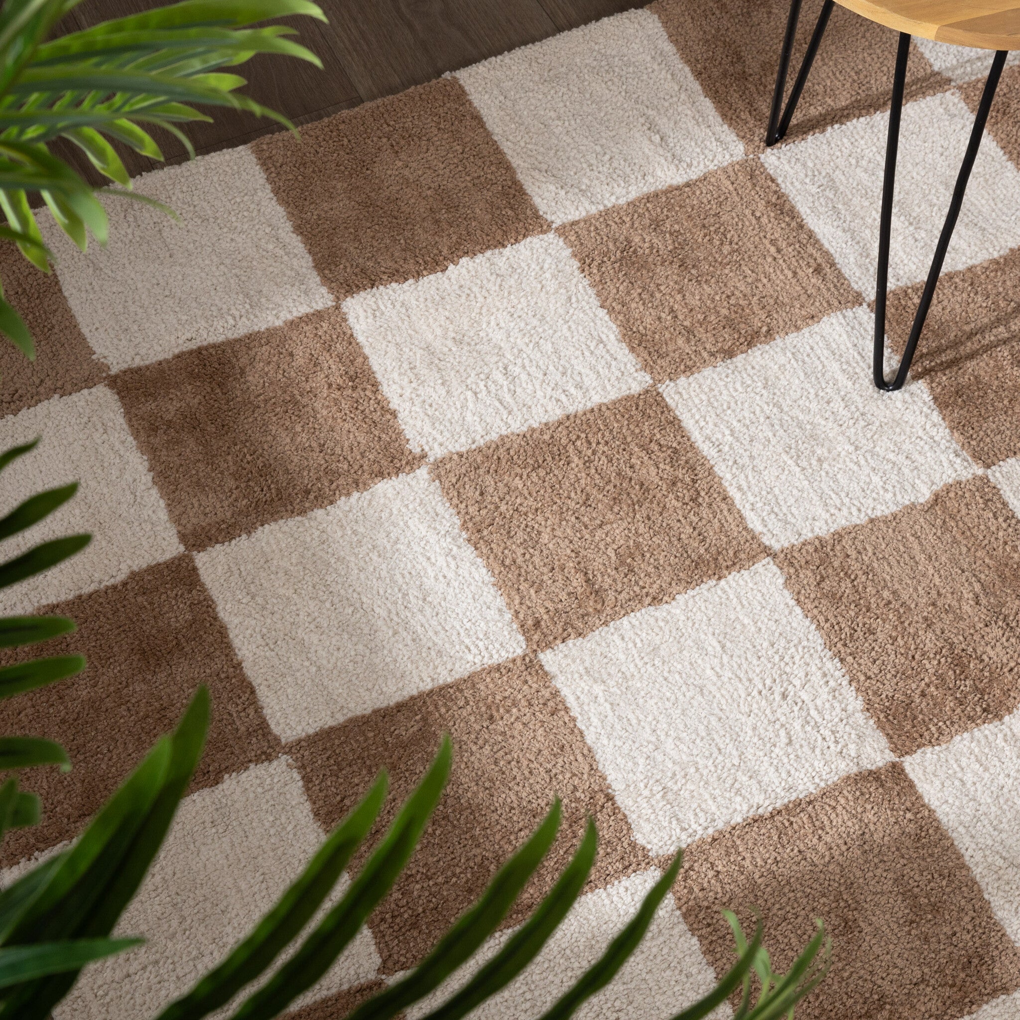 Checkerboard Rug - Blox Beige