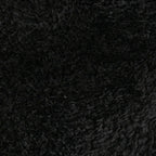 Round Shaggy Rug - Blaze Black