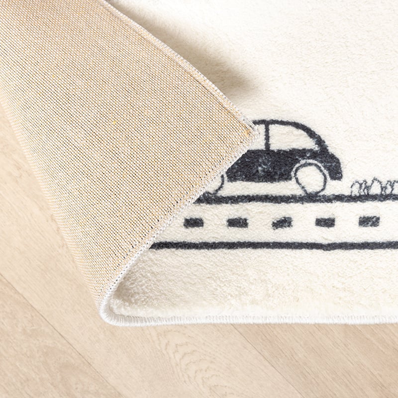 Kids Car Rug - Dex Lane Black